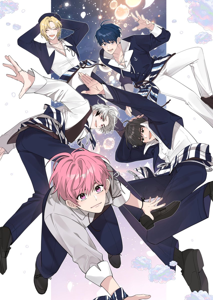 협력했습니다!💙💜💗❤️🖤