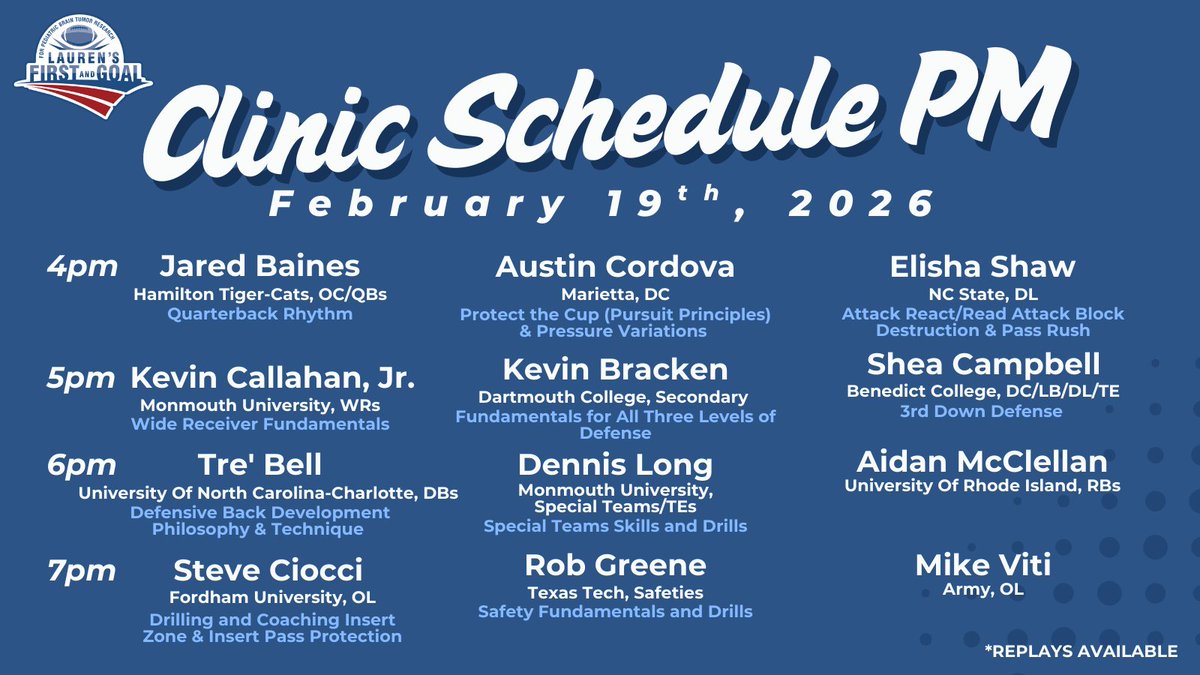 Lauren's First and Goal Coaches Clinic tweet media