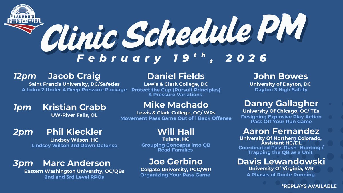 Lauren's First and Goal Coaches Clinic tweet media