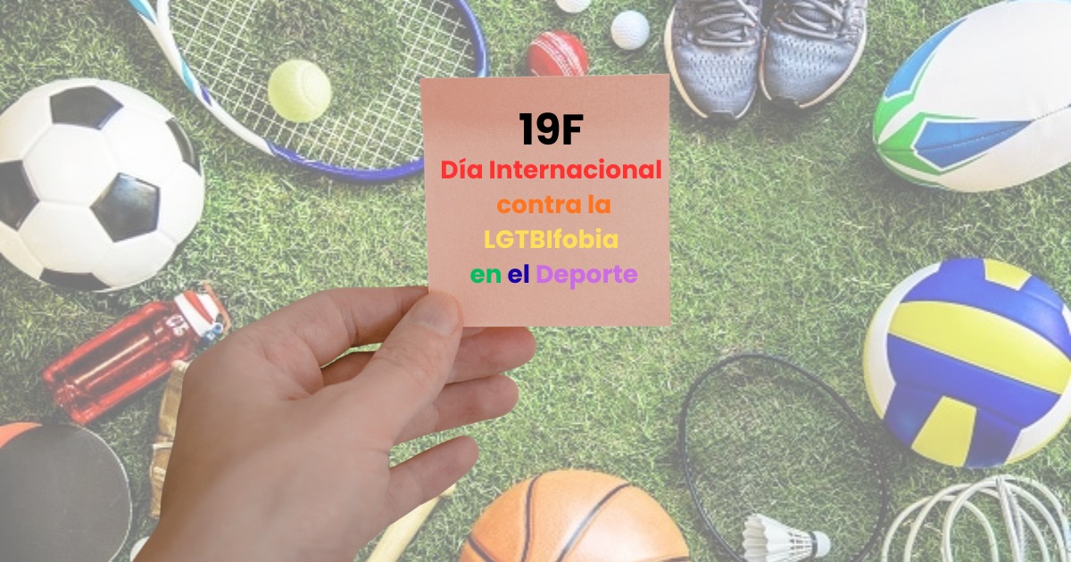 LGTBIGob's tweet photo. 🏳️‍⚧️🏳️‍🌈 Por un deporte libre de LGTBIfobia 🏳️‍🌈🏳️‍⚧️

19 de febrero, Día Internacional contra la LGTBIfobia en el Deporte.

#lgtbifobia #deporte https://t.co/XWPwN5Vv2H
