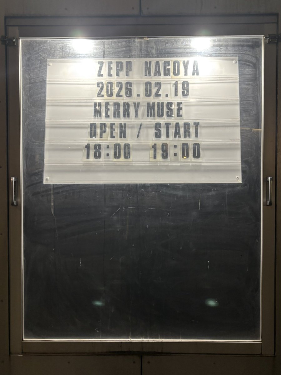 メリーミューズさんのZeppﾜﾝﾏﾝを見に行ってきました!ALTにﾁｮﾄ(そんな大