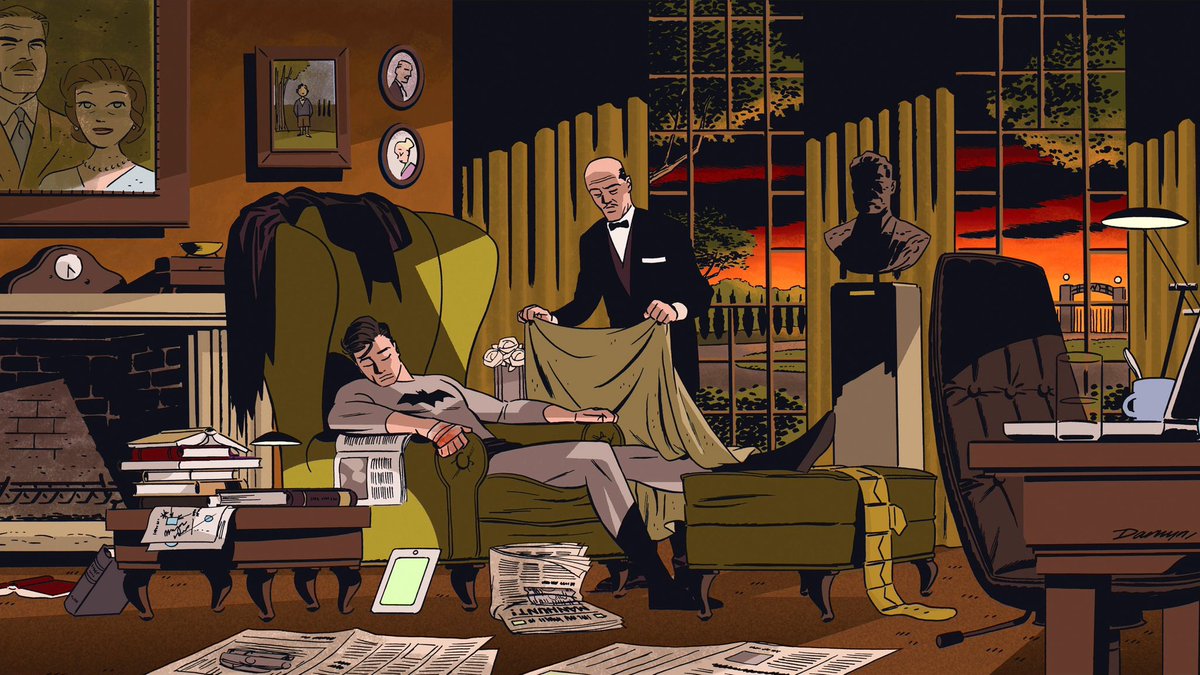 happy birthday, bruce! —art by darwyn cooke