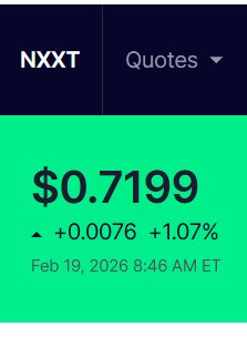 KerrJonah7's tweet photo. 2.53M gallons in one month (+308% YoY) = real scale, not noise. 

With a steady $7–8M monthly revenue base, the setup looks constructive. If volume builds, $0.90+ is a logical next zone for NXXT.

Do your own research

$MA #BBMzansiS6 $BRK.B $ORCL https://t.co/CfxRxYq1ls