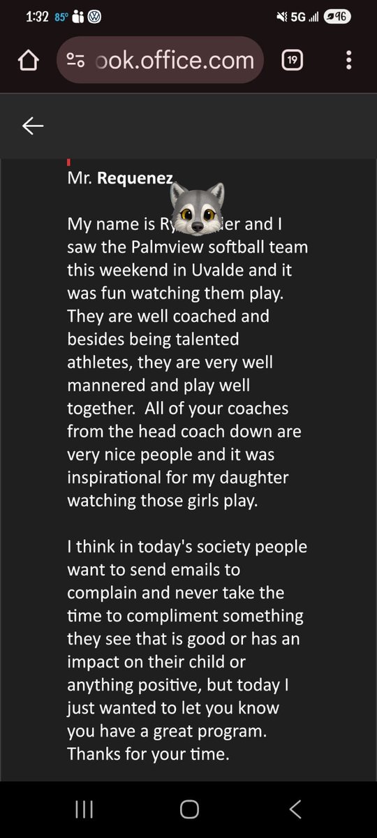 RussMrs's tweet photo. Receiving this email yesterday, from our coordinator, that a gentleman took the time to write made my day ☺️.  These are the little things that make all the early mornings and the late nights worth it💖. https://t.co/aiirLwew5H