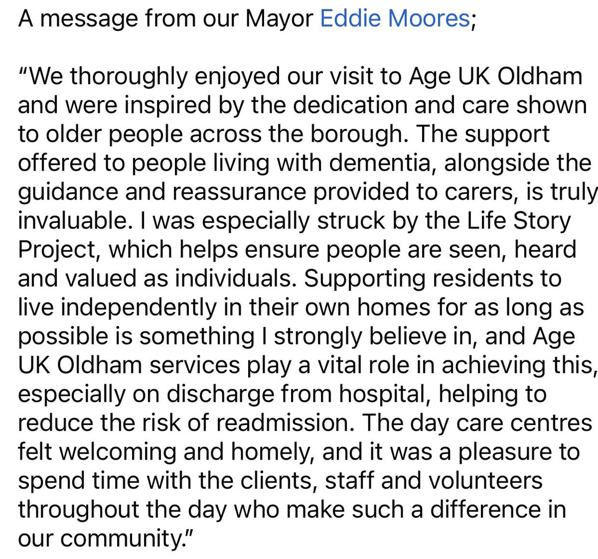 Age UK Oldham tweet media