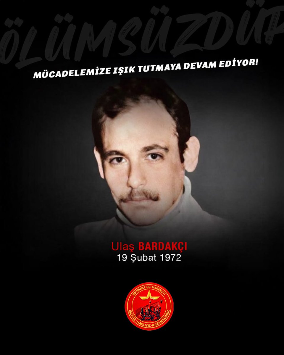 isci2026's tweet photo. Ulaş Bardakçı'yı katledilişinin yıldönümünde öfkeyle, onurla ve kararlılıkla anıyoruz. O, karanlığa boyun eğmeyenlerin adıdır. Teslimiyeti reddedenlerin, zulme karşı yürüyenlerin yolunu aydınlatan bir me��aledir.
#ulaşbardakçı #ulaşbardakçıölümsüzdür https://t.co/lqe46on7gS