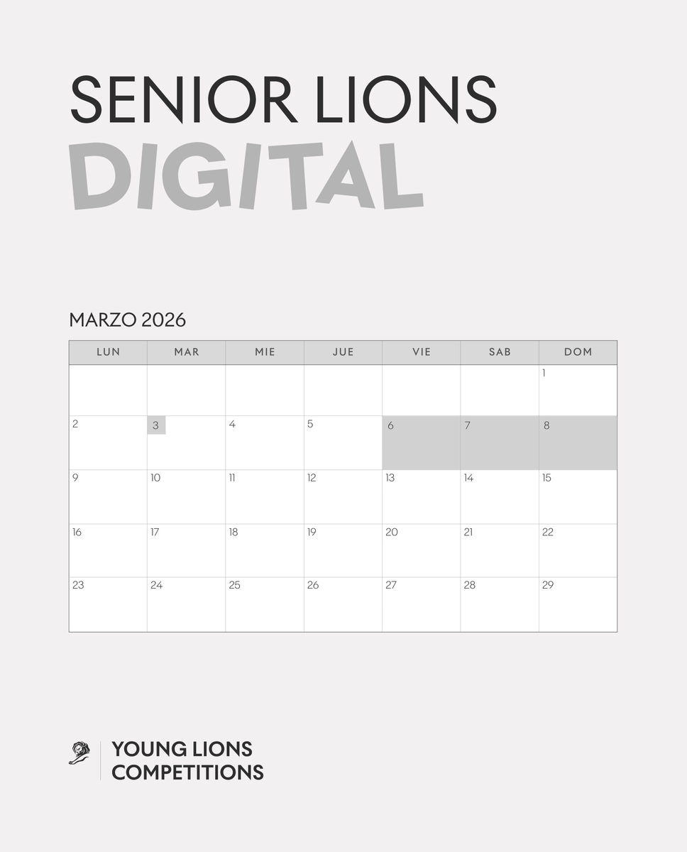 Las fechas ya están confirmadas. La decisión está en tus manos. ✈️🇫🇷

👉 Senior Lions Digital
Marzo 03: Deadline de inscripciones
Marzo 06: Entrega del brief
Marzo 09: Fin de la competencia

🔗 Registros aquí: inscripciones.younglionscolombia.com