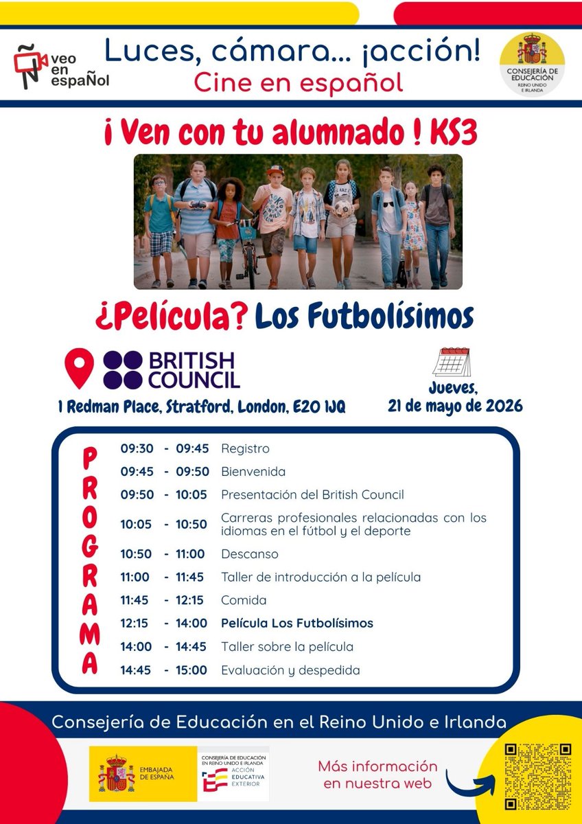 Consejería de Educación Reino Unido e Irlanda tweet media