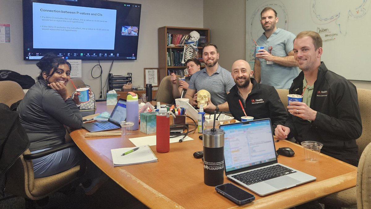 UofLPMR's tweet photo. 📚 Education and a little cool treat! 🍦
Thanks, Dr. Schuster, for bringing @DairyQueen blizzards for an afternoon of didactics!
#UofLPMR #PMR #Didactics #ResidentLife #BlizzardsMakeLearningMoreFun @uofl @uoflmedschool https://t.co/T7X4i6NEuo