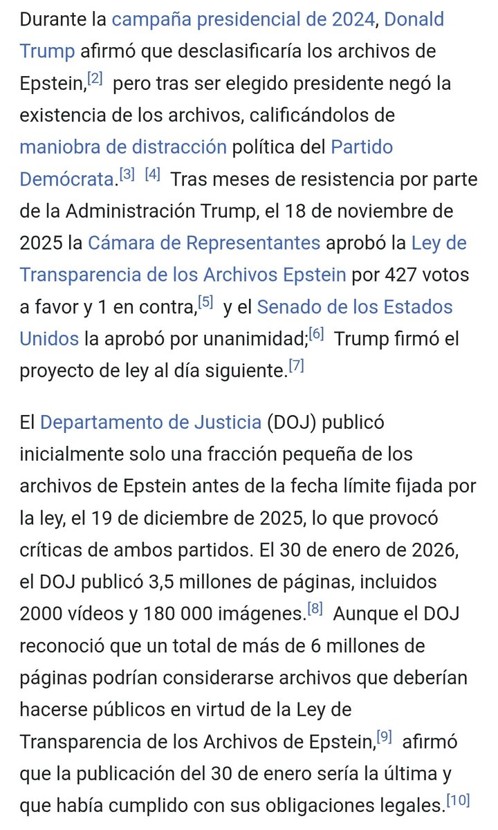 No dejeis de hablar de los archivos Epstein. 

Estas distracciones solo sirven para buscar una cabeza de turco y entretener a la mas.

No dejeis de hablar de esto.