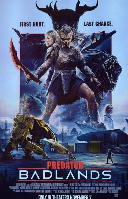 REVIEW📽️
Predator: Badlands 🍿

From predator franchise. a adventure action pack entertainer.. Predator into another world that makes really fresh attempt.. Terrain looks good 👌.. CGI 👌  out &amp; out  Action setpieces 📈

Verdict : Blockbuster