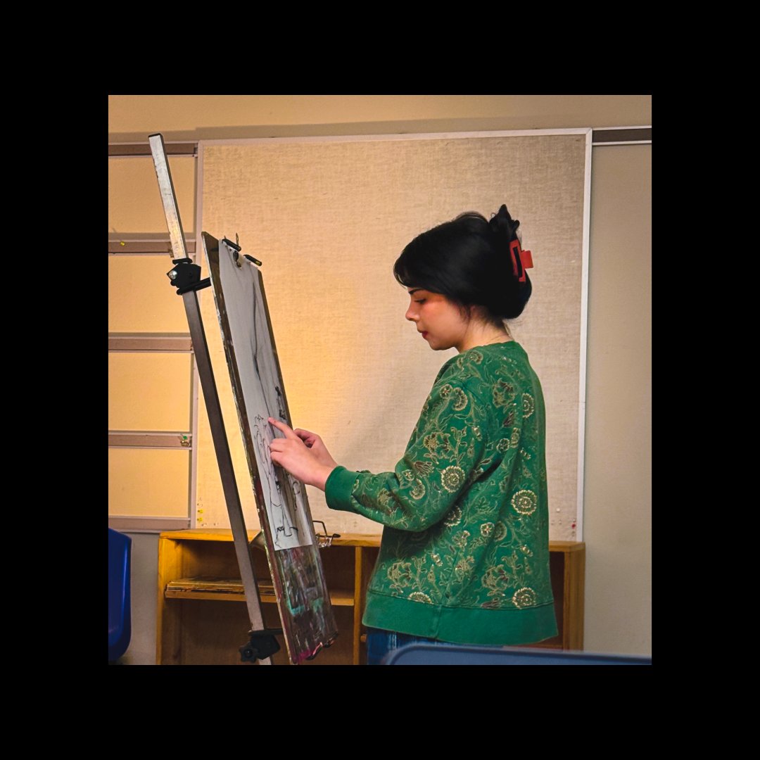 Since the start of the Spring semester, you can find students busy working in the studio classroom on the Bryan campus. Each academic year it is exciting to meet new student artists with so much creativity and talent! 💕