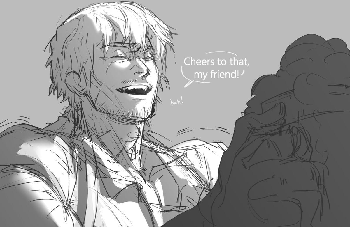 Come, have a drink with me!🍻

#FFXIV #MeteorSurvivor