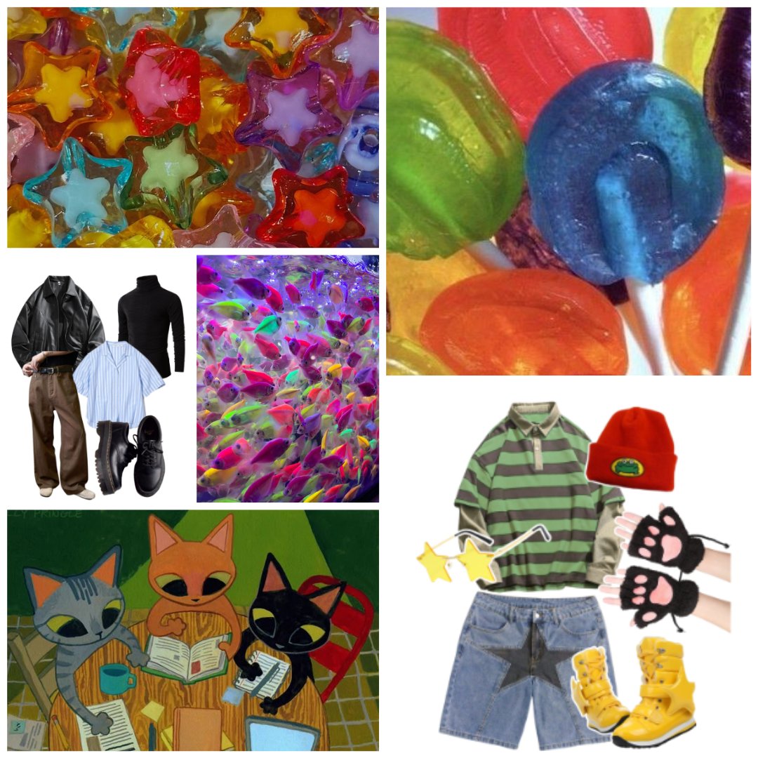 sweet + chaotic + soft.
just vibing in full color ✨