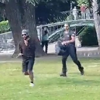 trad_west_'s tweet image. &amp;gt;24-year-old Catholic student walking across France on a pilgrimage to cathedrals
&amp;gt;Stops in a park in Annecy
&amp;gt;See a man trying to attack babies in strollers
&amp;gt;Police aren't there
&amp;gt;Henri charges the attacker using only his heavy hiking backpack as a shield
&amp;gt;Blocks the knife