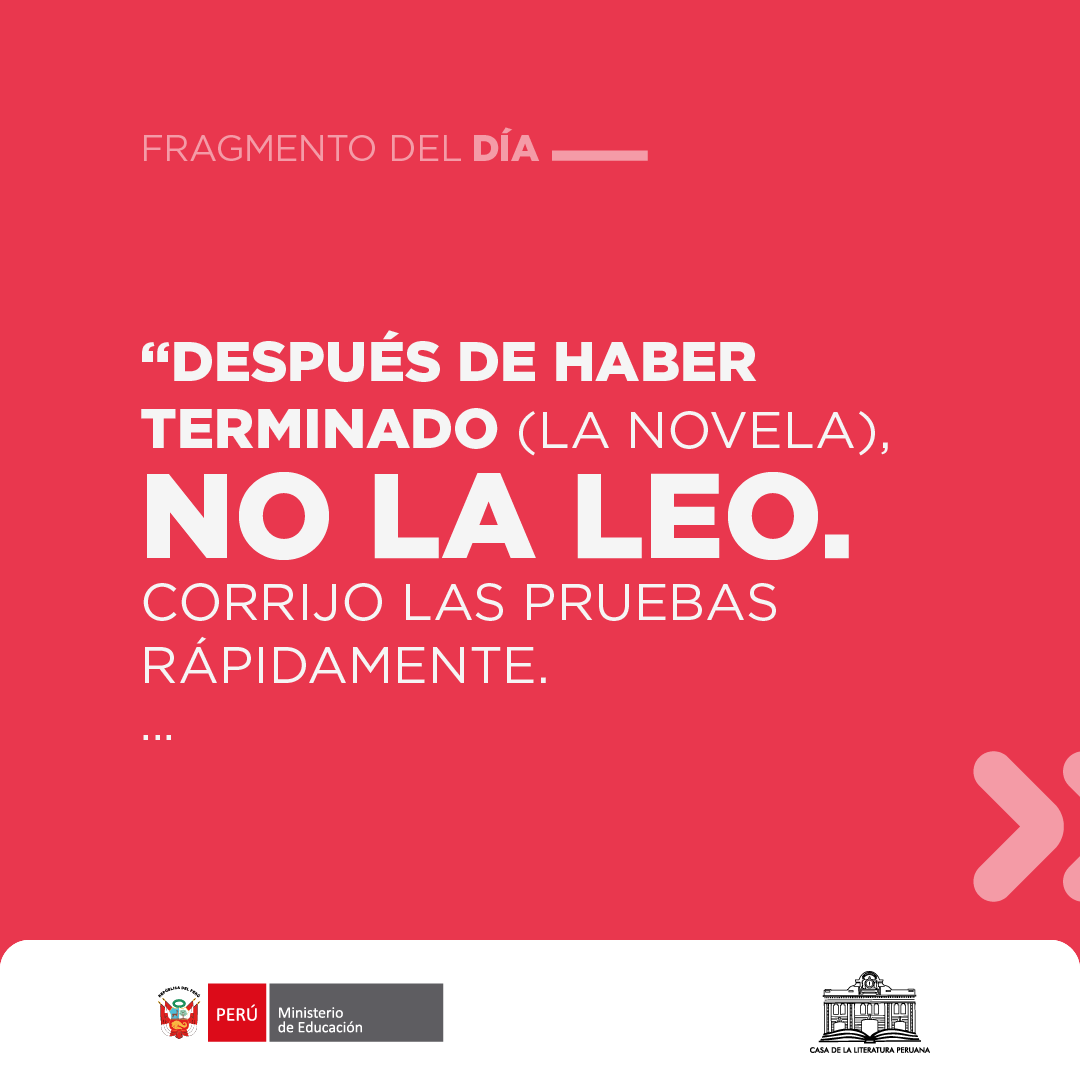casaliteratura's tweet image. Compartimos la frase de Mario Vargas Llosa en la entrevista realizada por Germán Carnero Roqué, Abelardo Sánchez León y Alfredo Barnechea para la revista Oiga en 1972. #Frase #Escritor #MarioVargasLlosa #literatura