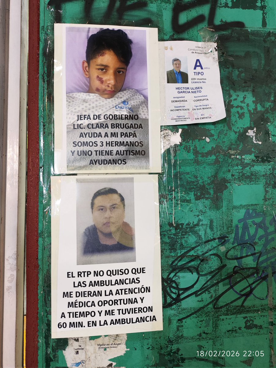 Mientras Vicente perdió la vida la <a href="/FiscaliaCDMX/">Fiscalía CDMX</a> como siempre liberó a la conductora en horas de la madrugada justo cuando saben que la familia no estara en las instalaciones. 
Porque en este país matar es legal si utilizas un vehículo todo es "sin querer queriendo"