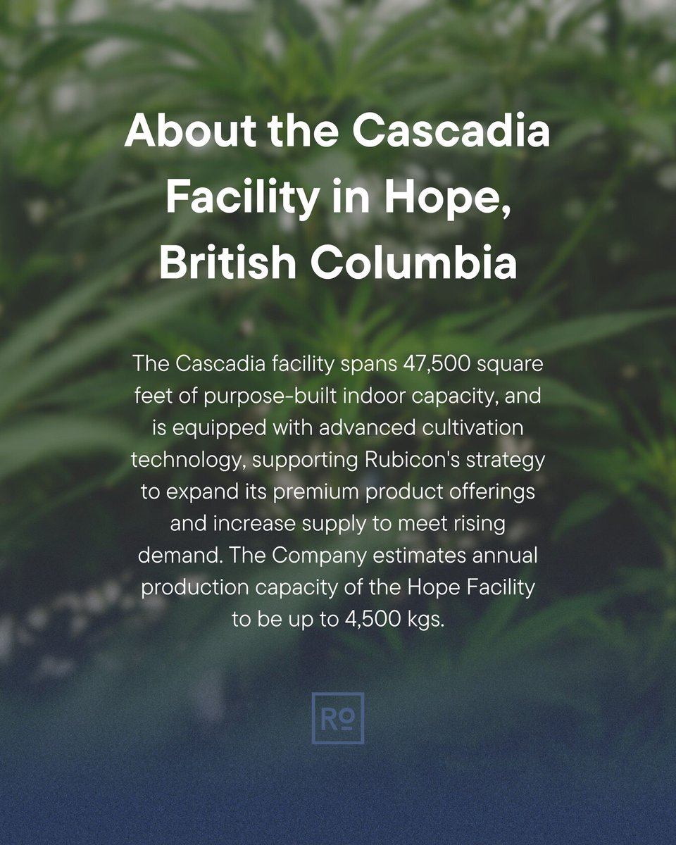 RubiconOrganics's tweet photo. 📍Let us introduce you to Rubicon Cascadia

@RubiconOrganics will hold a grand opening event on-site at Cascadia today, February 19th, 2026, to mark this milestone.

We are thrilled to have been warmly welcomed by the residents in Hope, and are grateful for the trust and support extended to us as we join and contribute to their local community.