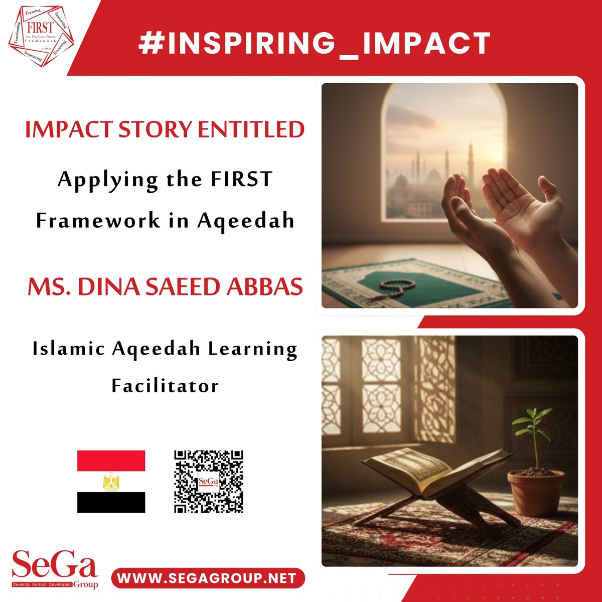 "The Aqeedah session was far from a traditional lecture; it was a faith-based journey that touched the soul and transformed behavior. 🕊️

segagroup.net/ms-dina-saeed-…

#Inspiring_Impact
#Learner_eXperience
#Active_Deep_Learner_eXperience
#FIRST_ADLX_Framework