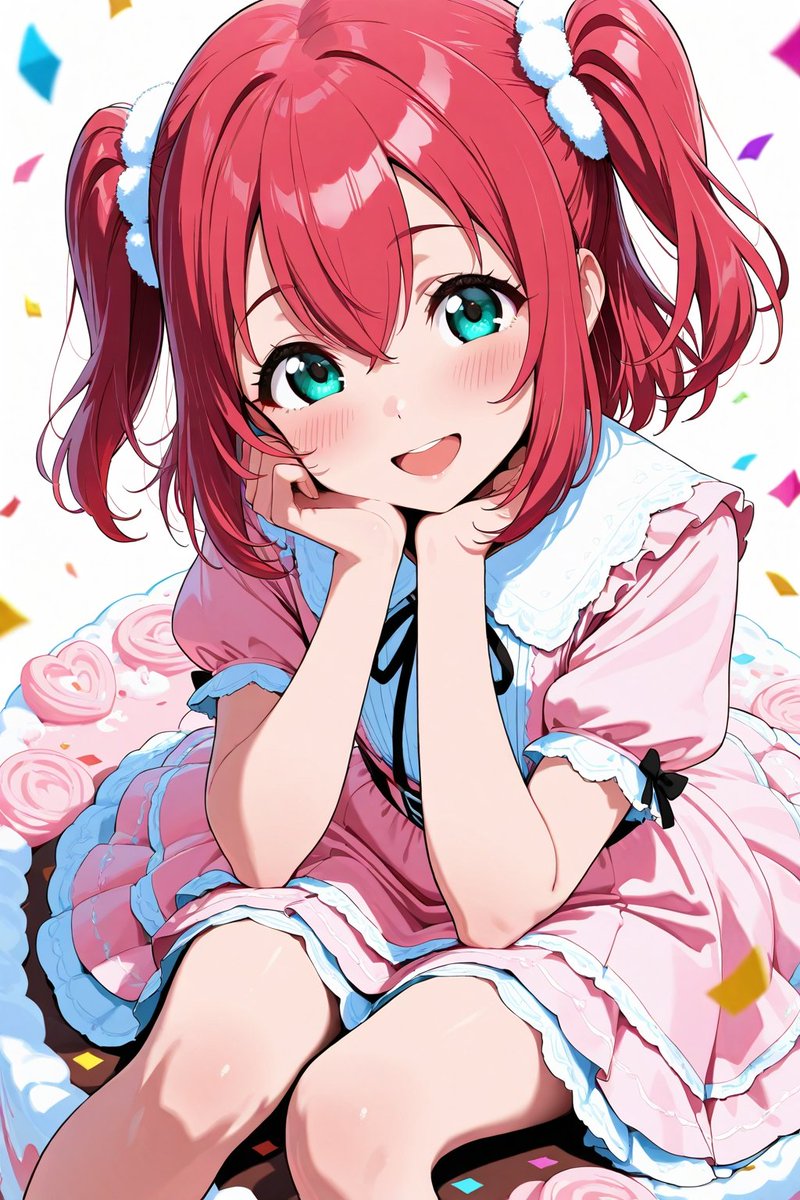 黒澤ルビィちゃん役、降幡愛さんのお誕生日ですね。🎁🎂🎉 画像生成AI
