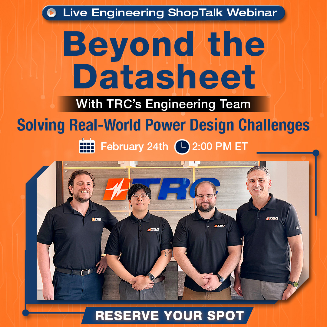 Real-world power systems don’t always behave the way the datasheet suggests.

📅 February 24th 
⏰ 2:00 PM ET

Reserve your spot now: hubs.li/Q043HDbS0