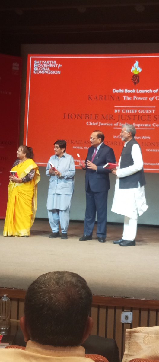 <a href="/pepperbooks/">Pepper Books</a> at #delhi #book launch of Karuna authored by <a href="/k_satyarthi/">Kailash Satyarthi</a> and published by <a href="/HarperCollinsIN/">HarperCollins</a>