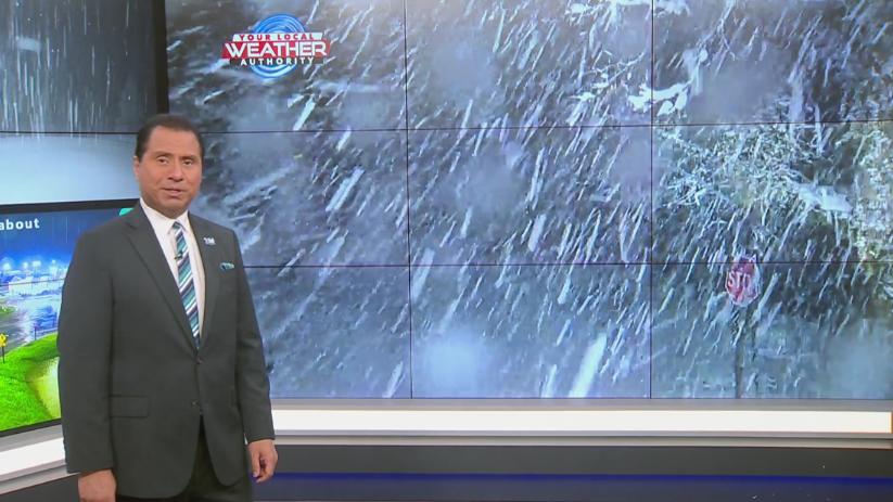 Storm number three is here! Already delivering rain, gusty winds and snow. Right now on <a href="/KSEE24/">KSEE24 News</a> Sunrise... when conditions dry out and the colder temperatures we all can expect. We're here until 7 AM Join us! #cawx  #Merced #Madera #Fresno #Lemoore #Hanford #Visalia #Porterville