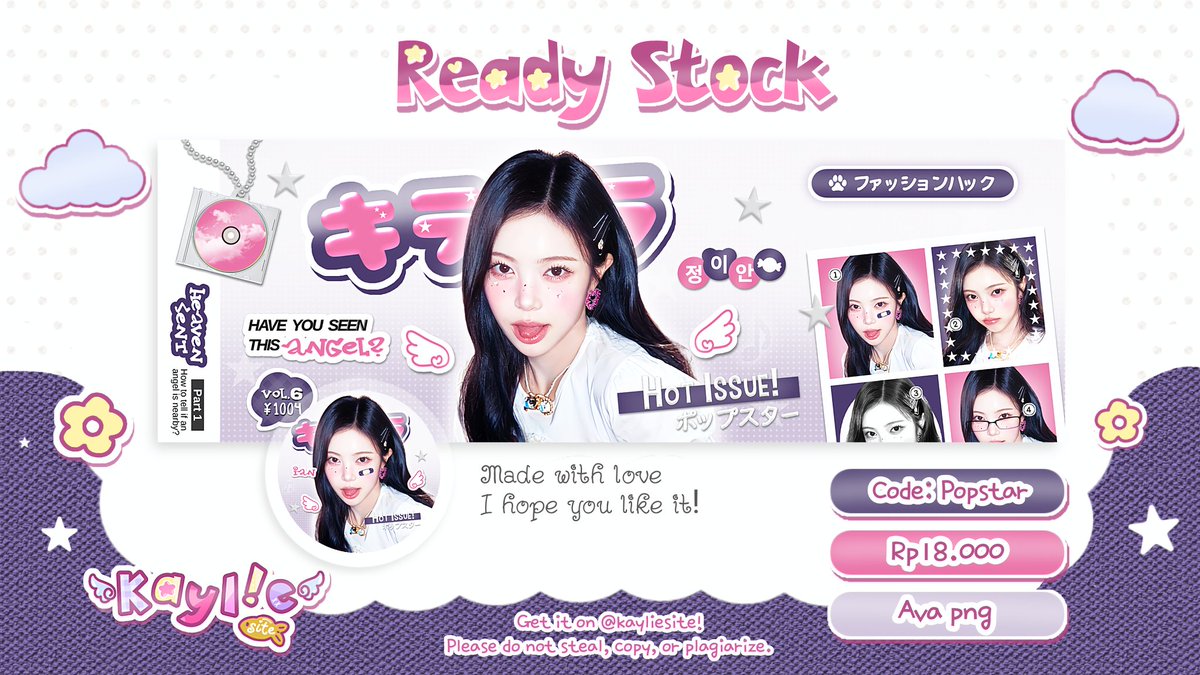 kayliesite's tweet image. ౨ ◟❤️‍🩹 𓈒⠀help  RT,  thankies!

🐰% .. henlOo! scroll this thread .. i have 26 layout ready stock hearts2hearts 🩷 🪽◞  idr. 18k/each, free re-text! grab them on my DM or tele 📞🥛

h2h rs ian, carmen, a-na, jiwoo, yuha, stella, ye-on, juun  #zonauang