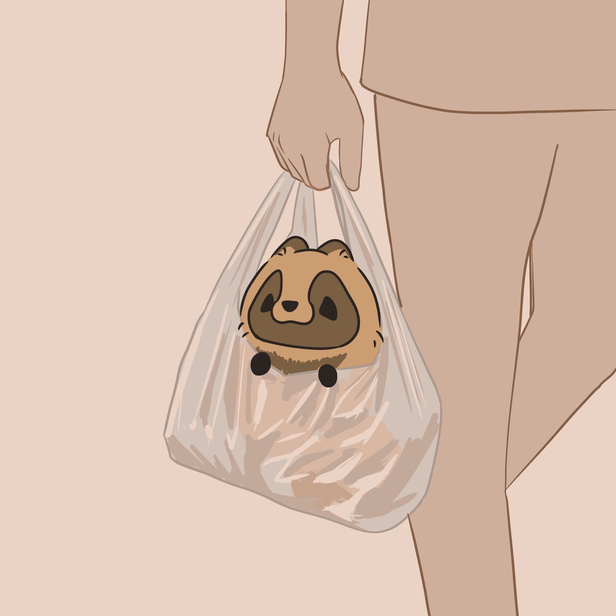 今日はUberにしましょ

#素朴なたぬき