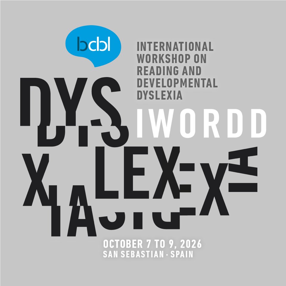 bcbl_'s tweet image. 🔛💥 We are pleased to announce the 5th edition of #iWORDD!

From 7 to 9 October 2026, #BCBL will organise an international conference on reading and developmental #dyslexia, aimed at the research community in this field.

#SaveTheDate #iWORDD26

bcbl.eu/events/iwordd/…