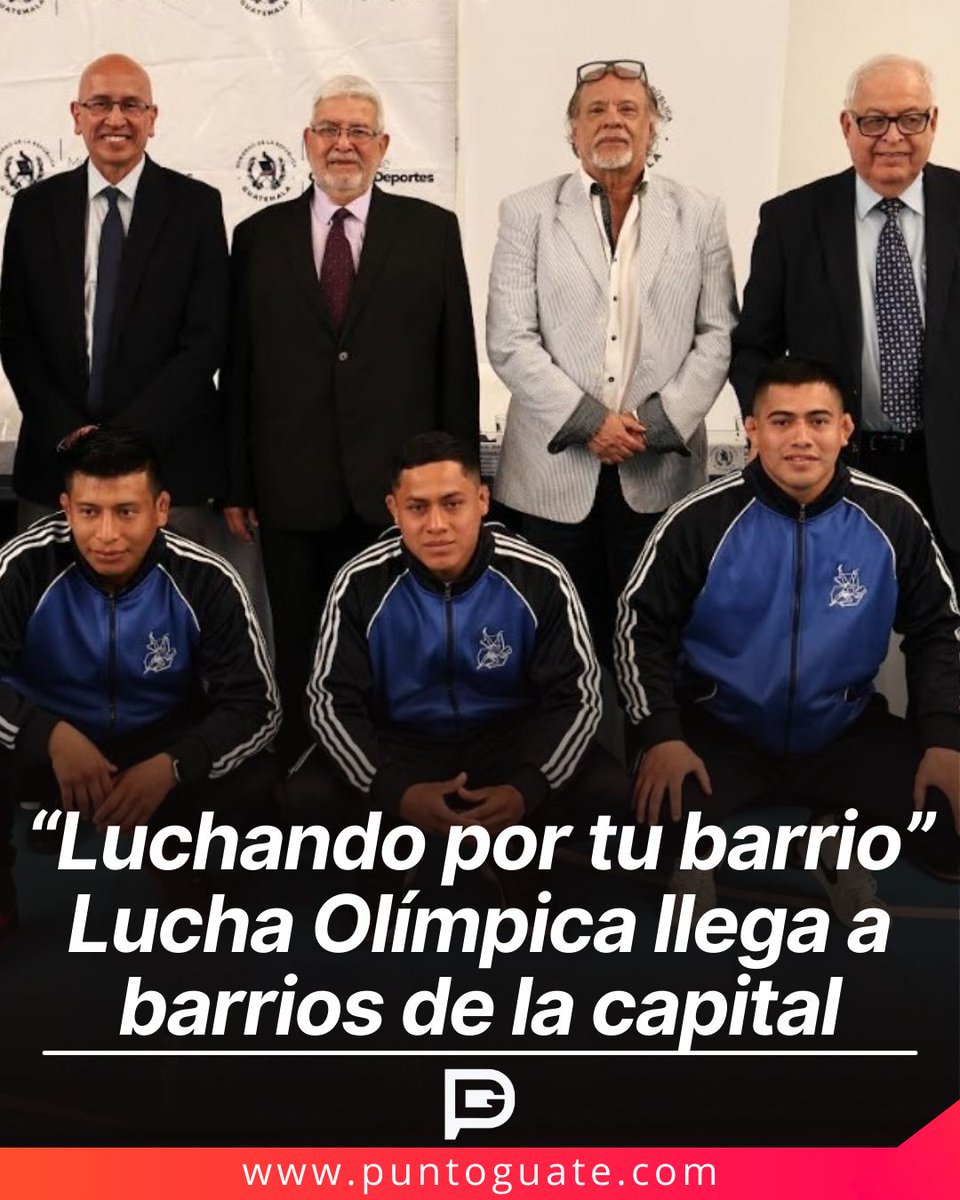 🤼‍♂️ La lucha olímpica llega a barrios de la capital con un proyecto gratuito que busca transformar vidas a través del deporte y la formación integral.
🔗puntoguate.com/2026/02/federa… 
.
#LuchaOlimpica
#Deportes
#Juventud
#puntoguate