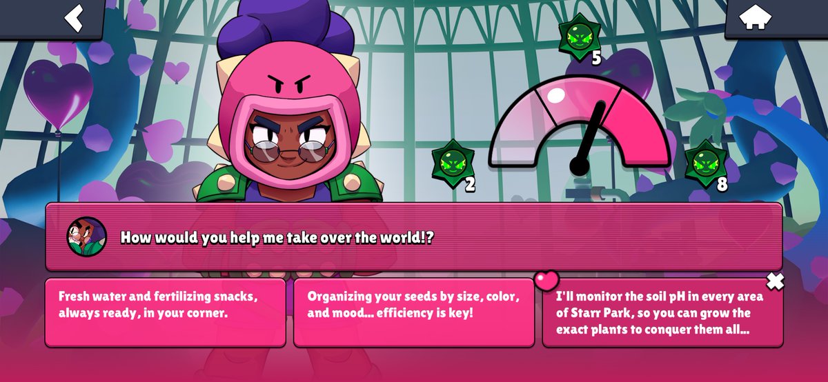 ItsA_GoodOne's tweet photo. Did NOT know Rosa had it in her 
#BrawlStars #Brawlentines https://t.co/DX911hLyCp