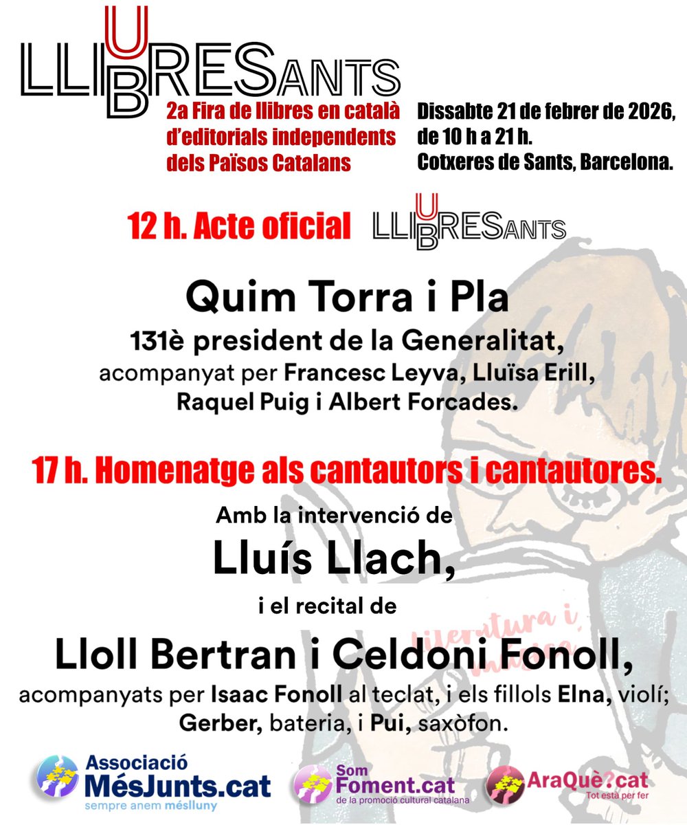 JordiMagria1's tweet photo. Homenatge als cantautors a la segona fira del llibre en català d’editorials independents. https://t.co/InUZMQsDIA