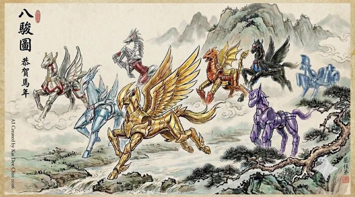 Stole this from Facebook...
 Happy Lunar New year!!!

#saintseiya
#LunarNewYear