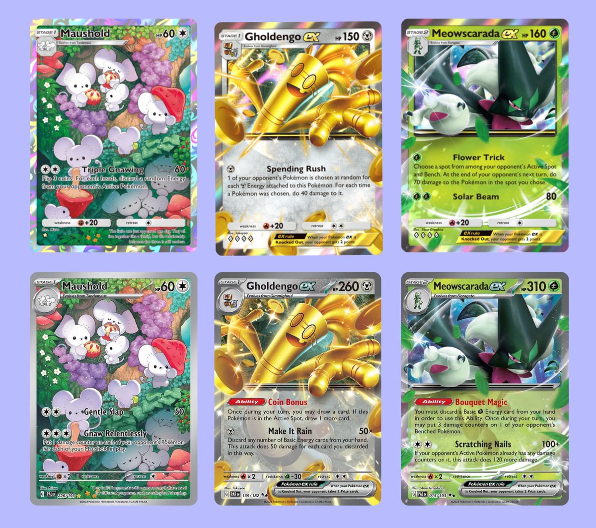 I don't know how I feel about pocket reusing artwork for ex and above.. 

My favourite part of the game is collecting new artworks..

#PokemonTCGPocket