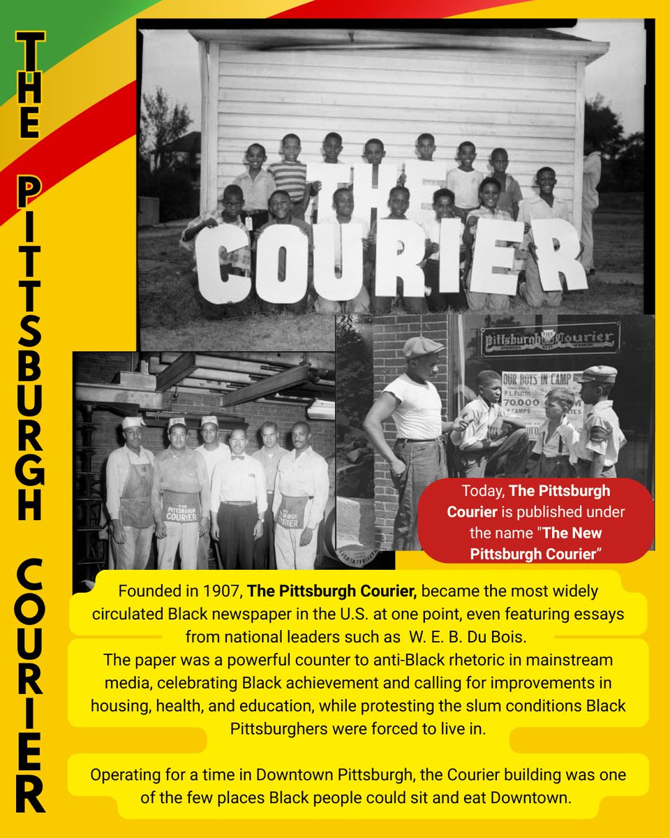 DNApgh's tweet photo. This month, Downtown Neighbors Alliance honors the legacy of Homer S. Brown, August Wilson, and The Pittsburgh Courier. 
Check out our newsletter, The Downtowner, in the link tree in our bio, to learn more about current Black-owned businesses downtown! https://t.co/XmPPQjZjr2