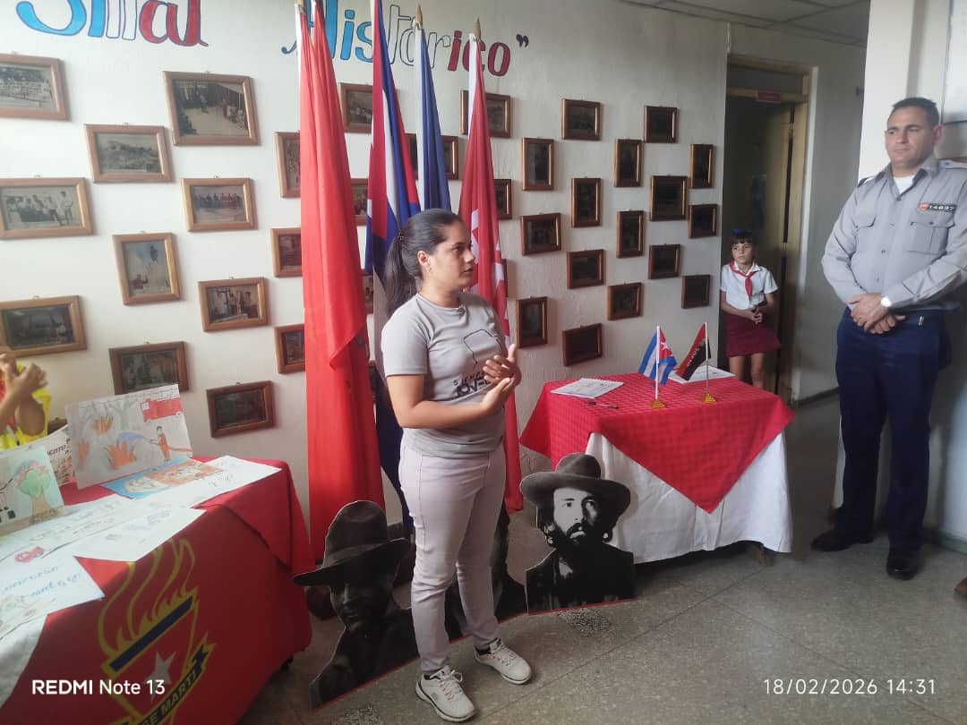 ✍️ Con las Ideas de Fidel y Martí , en la jornada de hoy firmamos el convenio UJC-MININT , donde se reflejan las prioridades de trabajo para el presente año , nos acompañó <a href="/HermesDeCuba/">Hermes G. Aguilera Pérez</a> 1mer Secretario de #UJCVillaClara y directivos del MININT en el territorio 🇨🇺