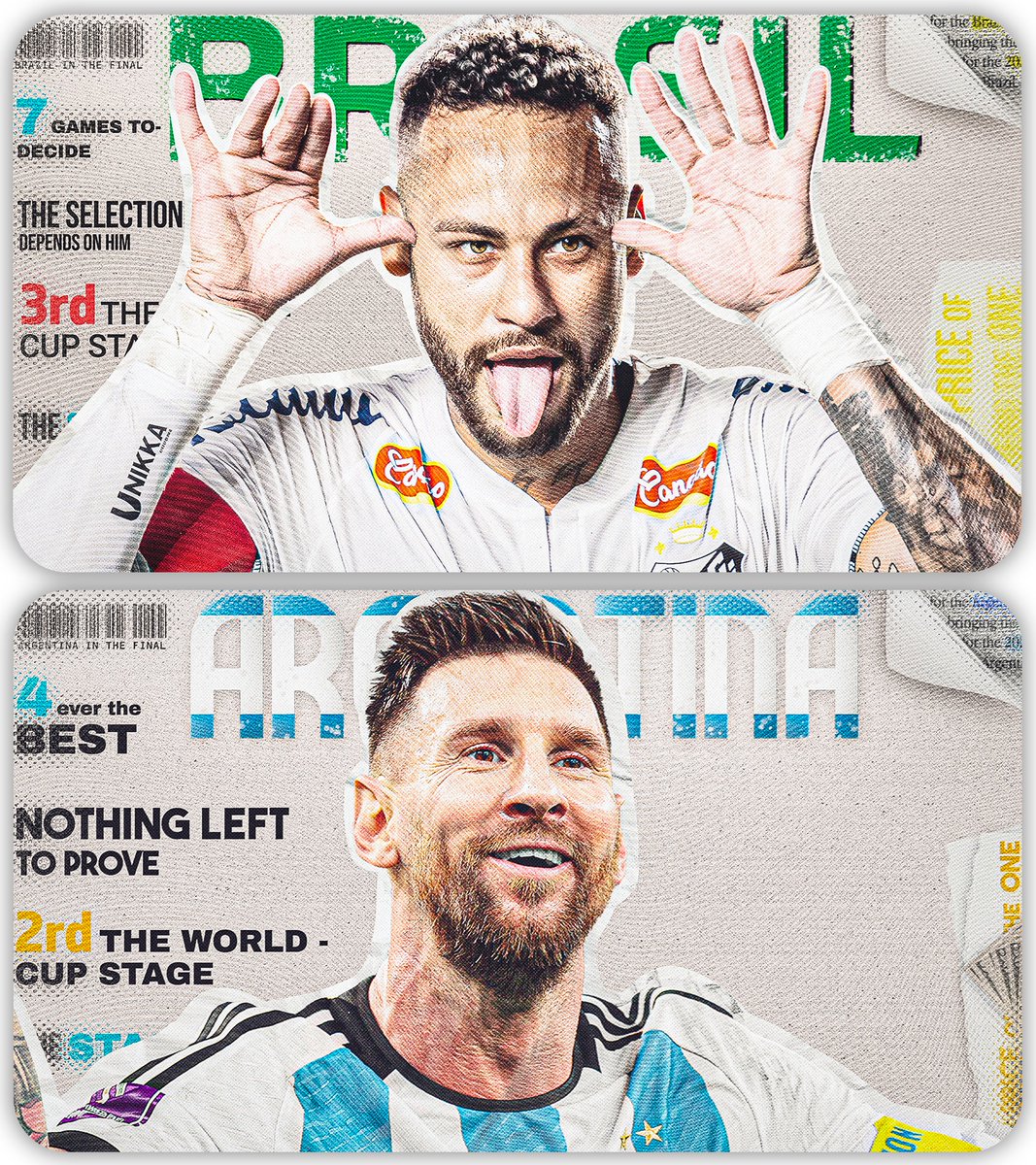 I made two versions of this thumbnail ⚽️

Which one do you prefer? 🧐