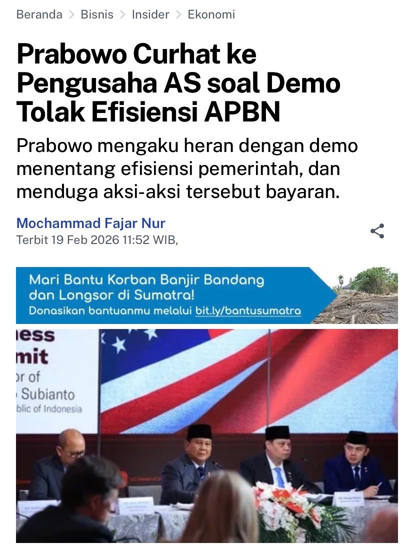 Setelah kami begitu bangga bahwa tidak akan berpidato selama bulan puasa, malah pindah tempat bicarakan rakyat sendiri.

Rakyatmu sendiri di jelekkan di depan orang asing, biar apa gitu?