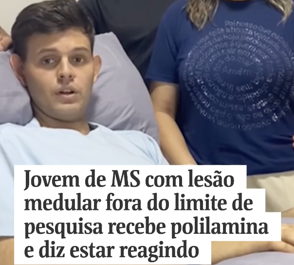 É indiscutível que existem pacientes que melhoraram depois de receber polilaminina. Indiscutível.

O que deve ser discutido é a atribuição dessa melhora à droga em si.

O problema é que essa discussão está sendo SILENCIADA, e isso me preocupa muito.
