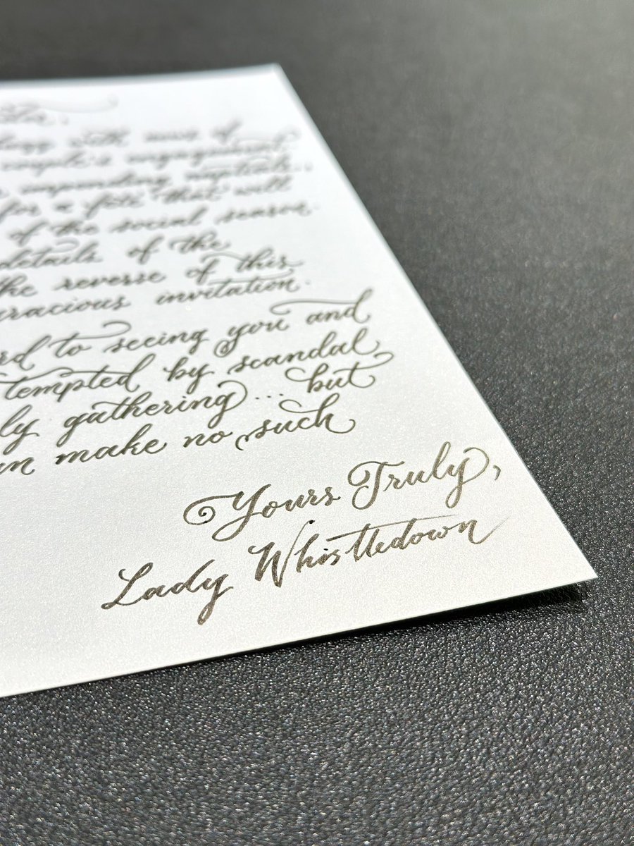 The Letter from Lady Whistledown 

#Bridgerton
#aluckcallitips