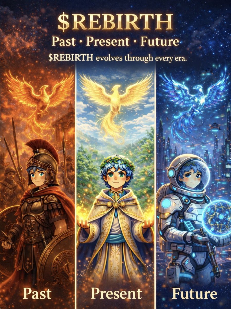Evolve through every era $Rebirth 🐦‍🔥 $Sol