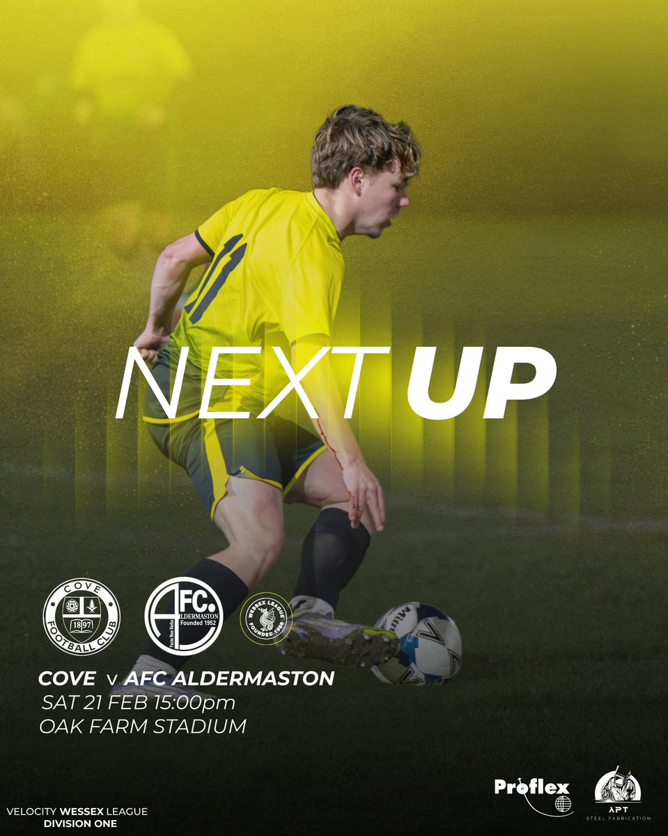 CoveFC_Official's tweet photo. We go again at Oak Farm this weekend 🔜🏡

@afcaldermaston 
@WessexLeague https://t.co/ZRQjXpjdRQ