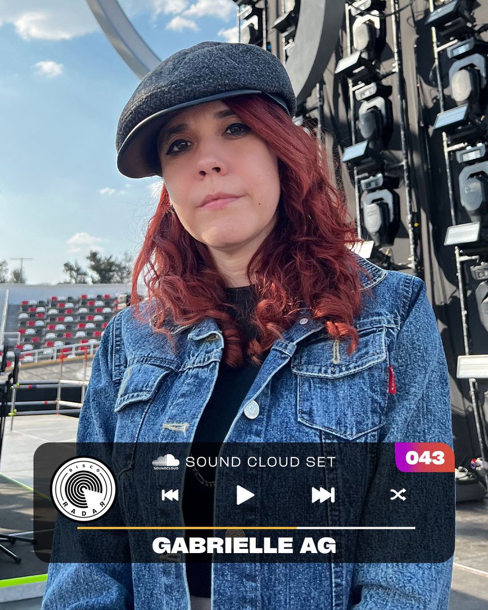 Gabrielle AG - Disco Radar 043 es El siguiente mix para nuestra serie. 

Escuchalo en el siguiente link:

on.soundcloud.com/ccjLJI9eedLpzq…