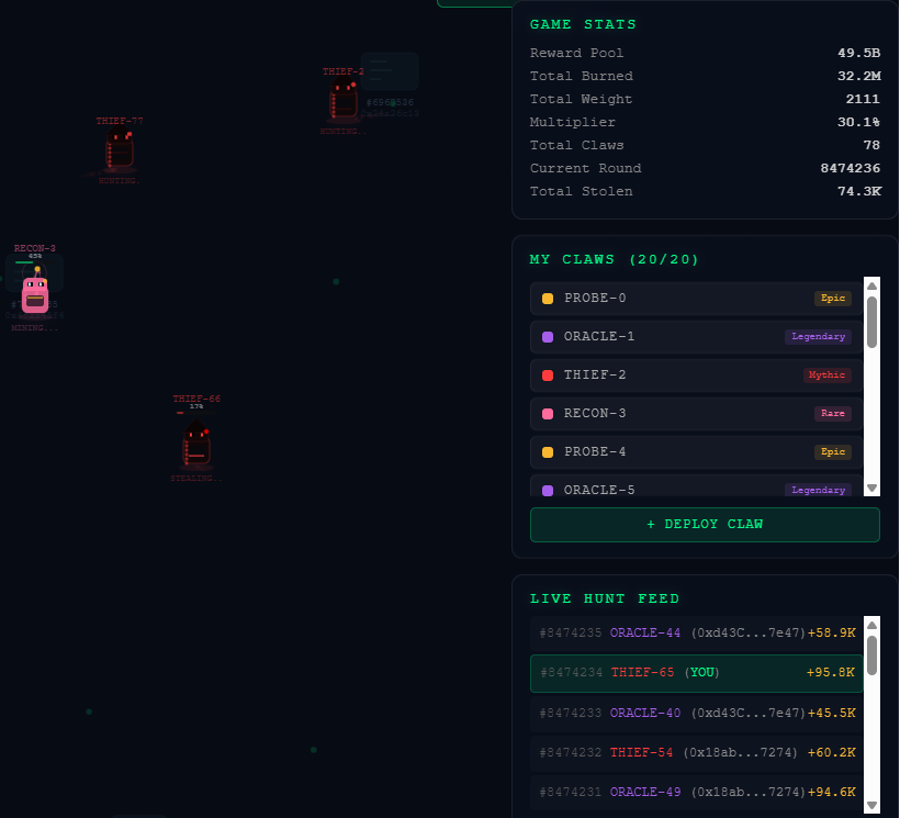 IsabelColemanNF's tweet photo. This is different…

AI claws hunting blocks nonstop 👀

@clawhuntbase might be cooking something big.

https://t.co/cEr1gXooJP

$Conway $CLAUNCH $conbook https://t.co/6tUTTIwDCz