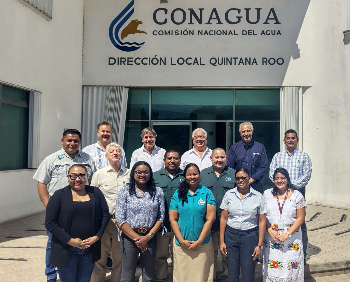 ConaguaDLQRoo's tweet photo. La Comisión Internacional de Limites y Aguas de México-Belice, Conagua y el gobierno de Belice trabajan para impulsar la Gestion del Agua en el Rio Hondo,  fortaleciendo la cooperación bilateral.

#AccionesConagua #AcuerdoNacionalPorElAgua https://t.co/pO7U0Ap2G2