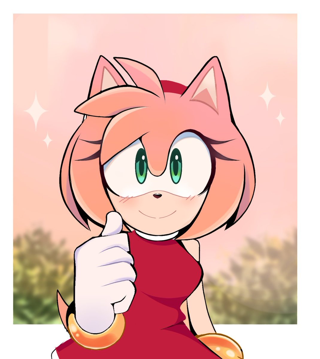 Aze_Mtz0's tweet photo. #amyrose #SonicTheHedgehog #amyrosefanart 
:D Amy!! https://t.co/j7NFvq5yaR