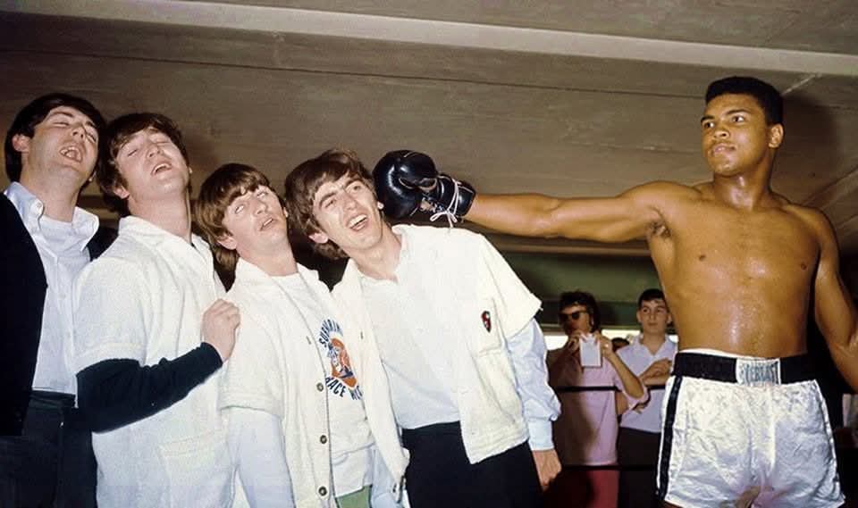 On February 18, 1964, the Beatles met up with Muhammad Ali and did