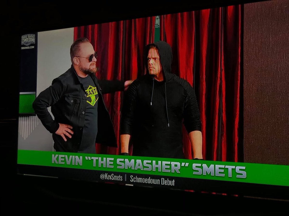 kevsmets's tweet photo. 7 years ago, the first step on a journey that included epic wins, heartbreaking losses, and a #SmashCancer movement that literally willed a come back to win the title again after a 9 month battle. Will never forget it (or the fans!) @KristianHarloff @TheSchmoedown @KaiserSaysSo https://t.co/4N7dx8X5R2