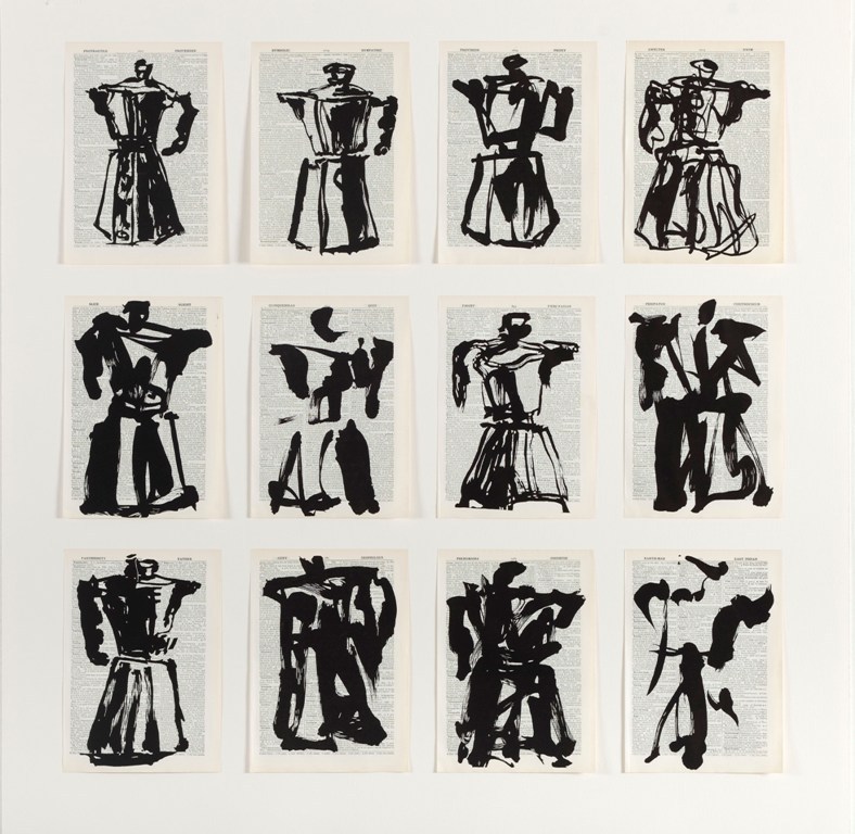 Twelve Coffee Pots by William Kentridge